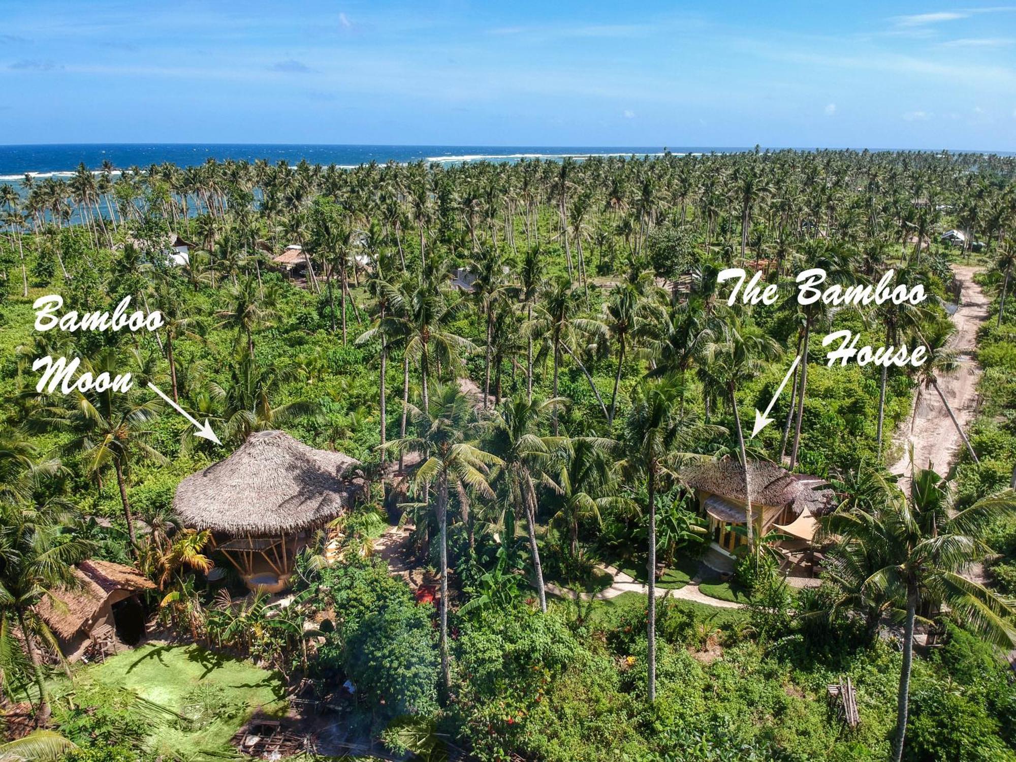 The Bamboo Houses - Tropical Garden & Empty Beach Хенерал Луна Екстериор снимка