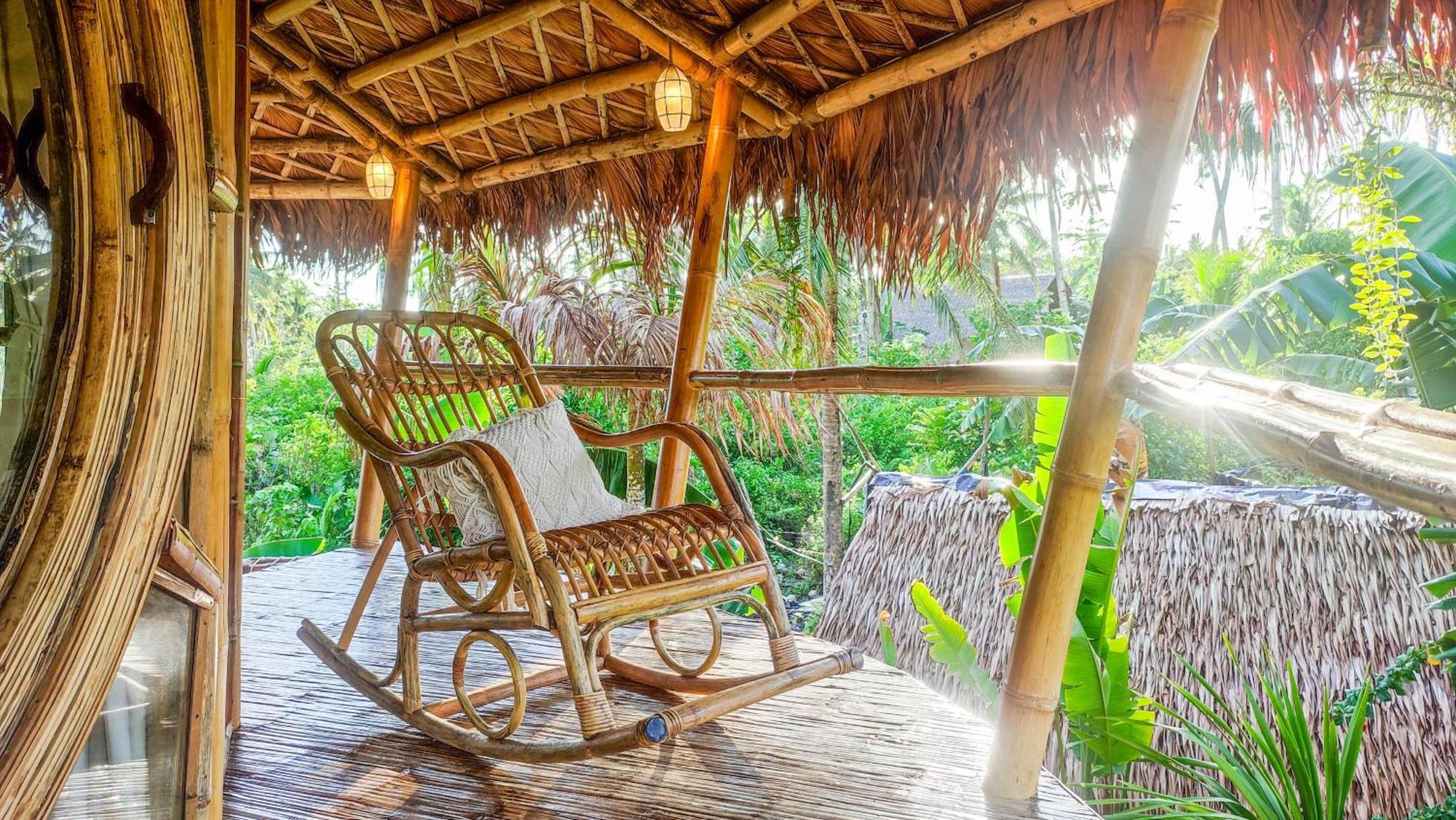 The Bamboo Houses - Tropical Garden & Empty Beach Хенерал Луна Екстериор снимка
