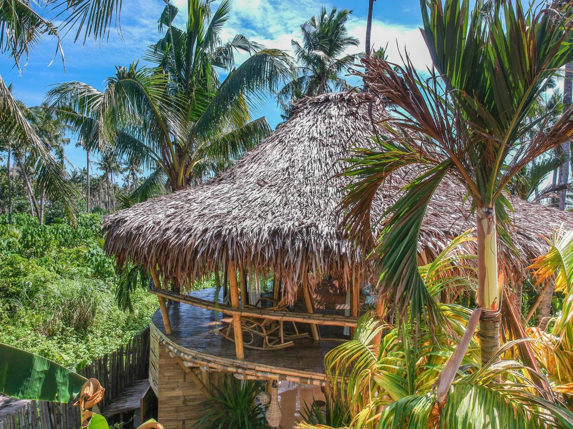 The Bamboo Houses - Tropical Garden & Empty Beach Хенерал Луна Екстериор снимка