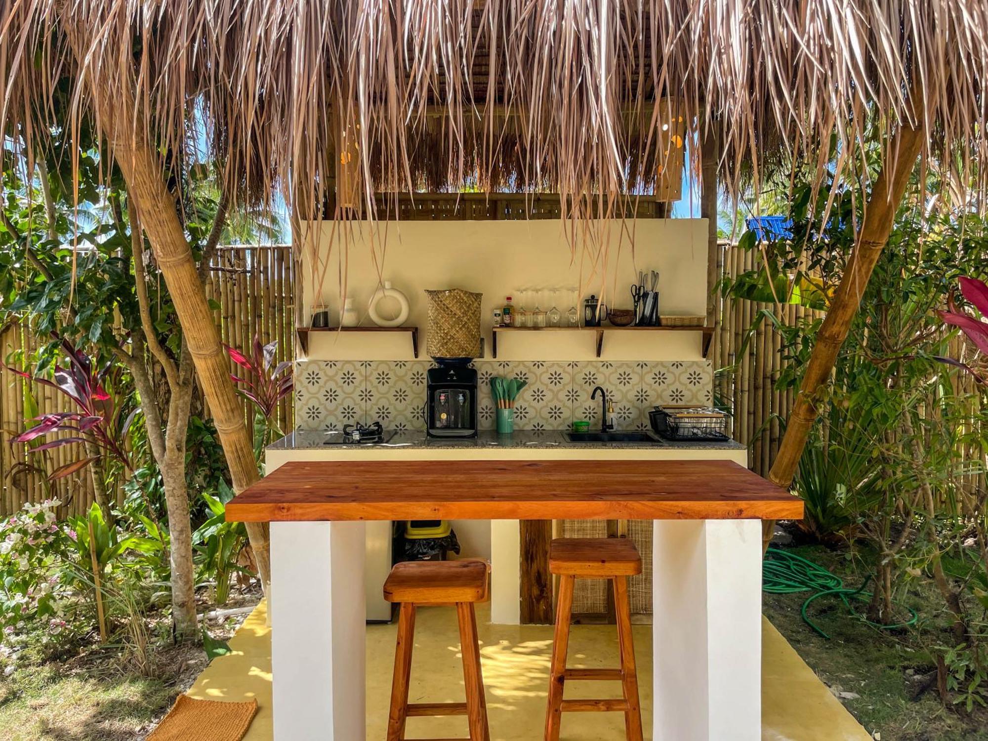 The Bamboo Houses - Tropical Garden & Empty Beach Хенерал Луна Екстериор снимка